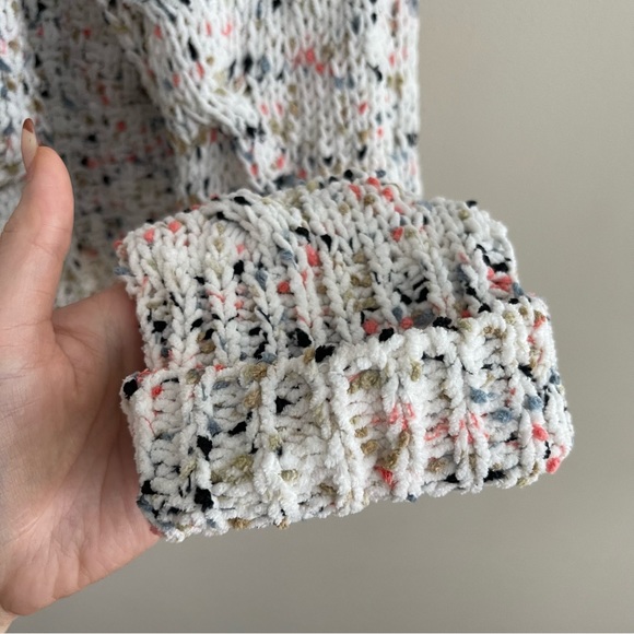 Anthropologie - Moon & Madison Confetti Crochet Cardigan Sweater - Picture 8 of 11